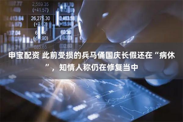 申宝配资 此前受损的兵马俑国庆长假还在“病休”，知情人称仍在修复当中